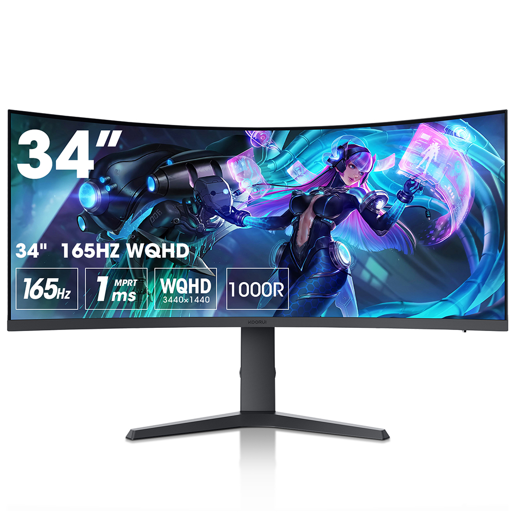 34 インチ VA 165Hz WQHD ウルトラワイドモニター